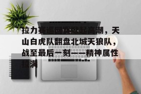 开云体育官网登录包含拉力赛巡回赛掀起高潮，天山白虎队翻盘北城天狼队，战至最后一刻——精神属性拉满的词条